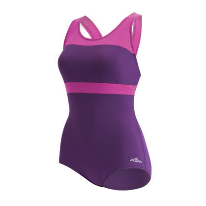DOLFIN Aquashape Conservative Lap Suit Color Block