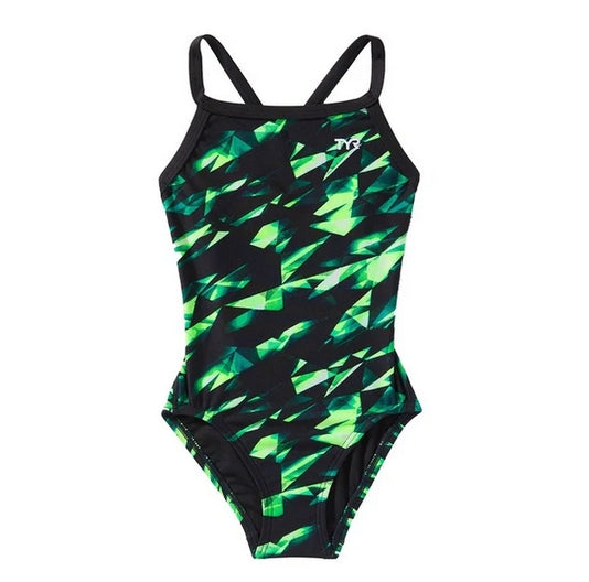 TYR Durafast Elite Girl's Diamondfit One Piece Swimsuit - Triadic