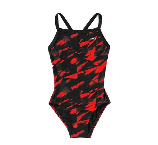 TYR Durafast Elite Girl's Diamondfit One Piece Swimsuit - Triadic