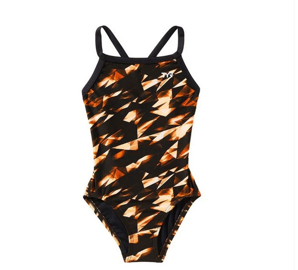 TYR Durafast Elite Girl's Diamondfit One Piece Swimsuit - Triadic