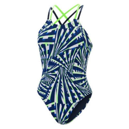 DOLFIN Reliance Womens Atomic Double X Back Onepiece Swimsuit