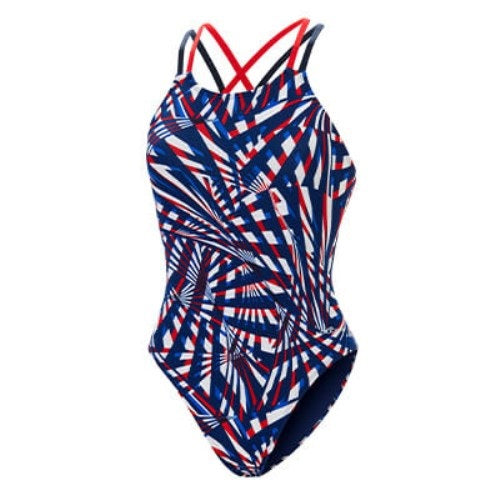 DOLFIN Reliance Womens Atomic Double X Back Onepiece Swimsuit