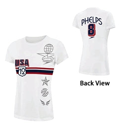 SPEEDO USA Collection Phelps Jersey Tee - Female   (7081137)