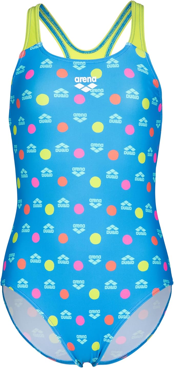 Arena GIRL'S ARENA MULTIPLE DOT SWIMSUIT SWIM PRO BACK L FEEL GIRL