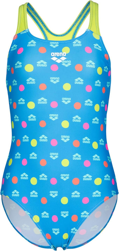 Arena GIRL'S ARENA MULTIPLE DOT SWIMSUIT SWIM PRO BACK L FEEL GIRL