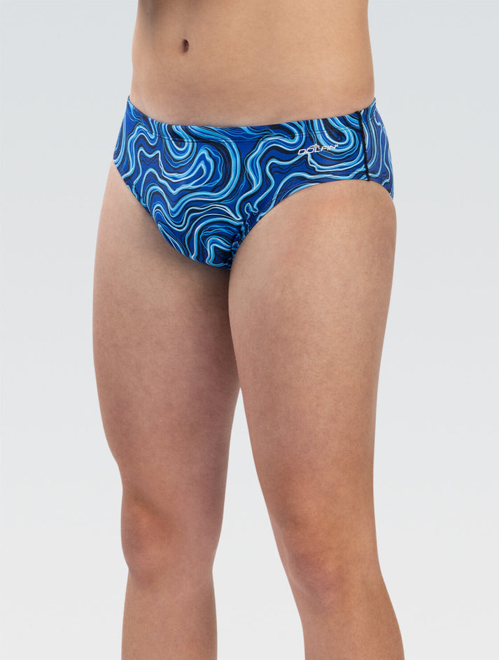 Dolfin Men's Reliance Tsunami Racer Swim Brief