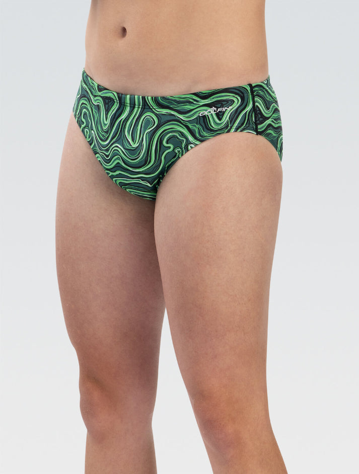 Dolfin Men's Reliance Tsunami Racer Swim Brief