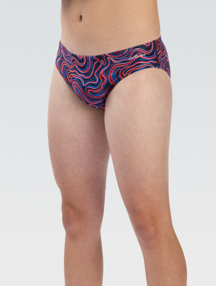Dolfin Men's Reliance Tsunami Racer Swim Brief