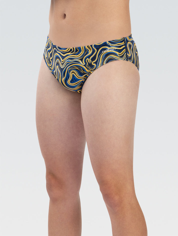 Dolfin Men's Reliance Tsunami Racer Swim Brief