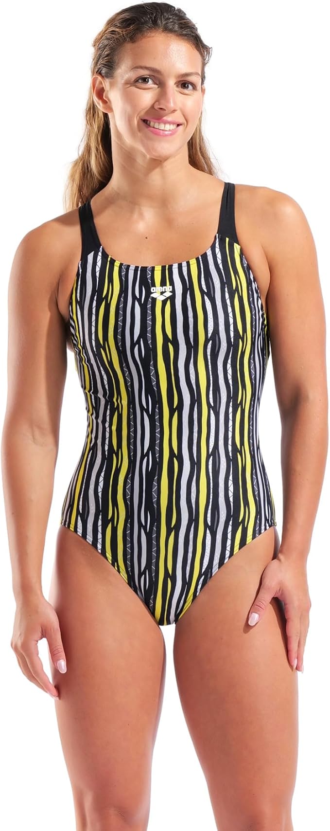 Arena ARENA STRIPES SWIMSUIT SWIM PRO BACK Performance WOMAN