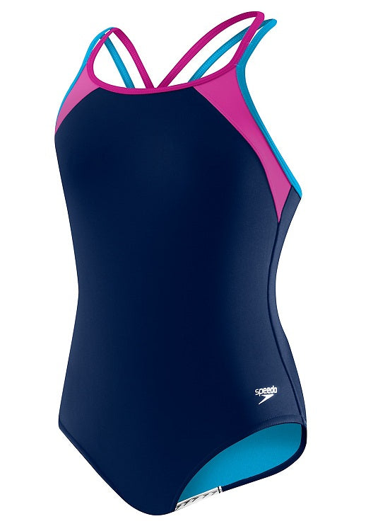 SPEEDO Girls Crossback Splice (7-16)