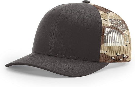 Richardson Printed Mesh Trucker 112PM