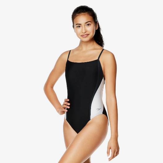 SPEEDO Relay Back Splice Onepiece Swimsuit