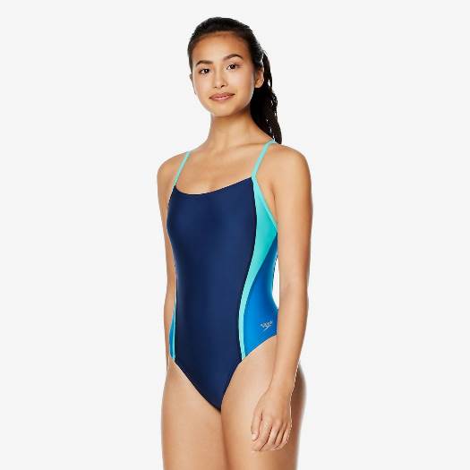 SPEEDO Relay Back Splice Onepiece Swimsuit