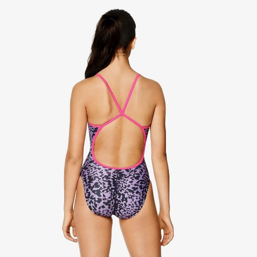 SPEEDO Printed Flipback Onepiece Swimsuit