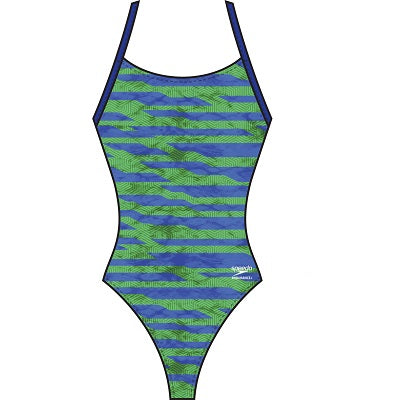 SPEEDO Contort Stripes Crossback