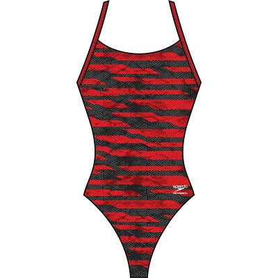 SPEEDO Contort Stripes Crossback