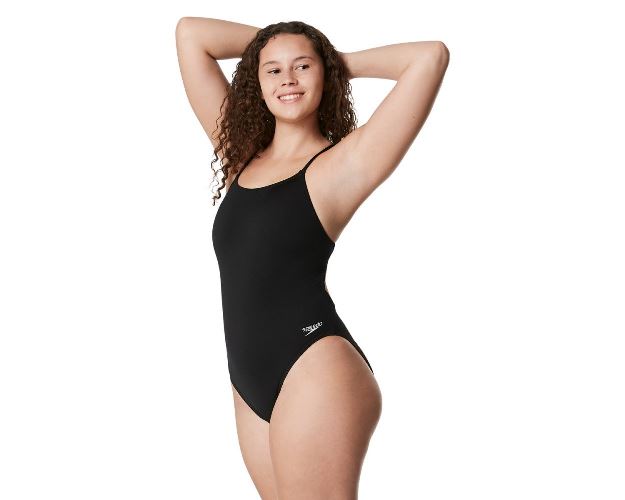 SPEEDO Endurance Solid StrappyOne Piece Swimsuit