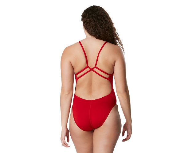 SPEEDO Endurance Solid StrappyOne Piece Swimsuit