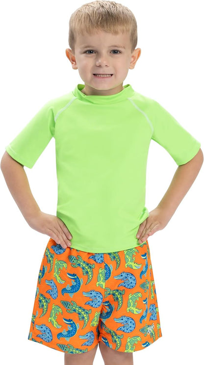 Dolfin LITTLE DOLFIN Toddler Printed Swim Trunk