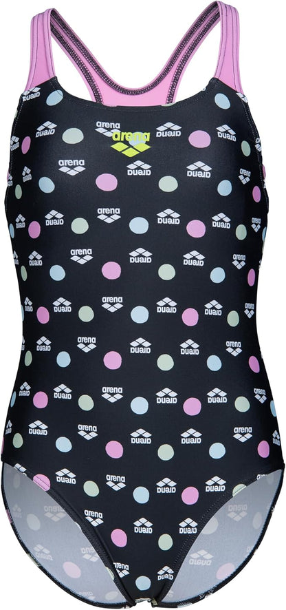 Arena GIRL'S ARENA MULTIPLE DOT SWIMSUIT SWIM PRO BACK L FEEL GIRL