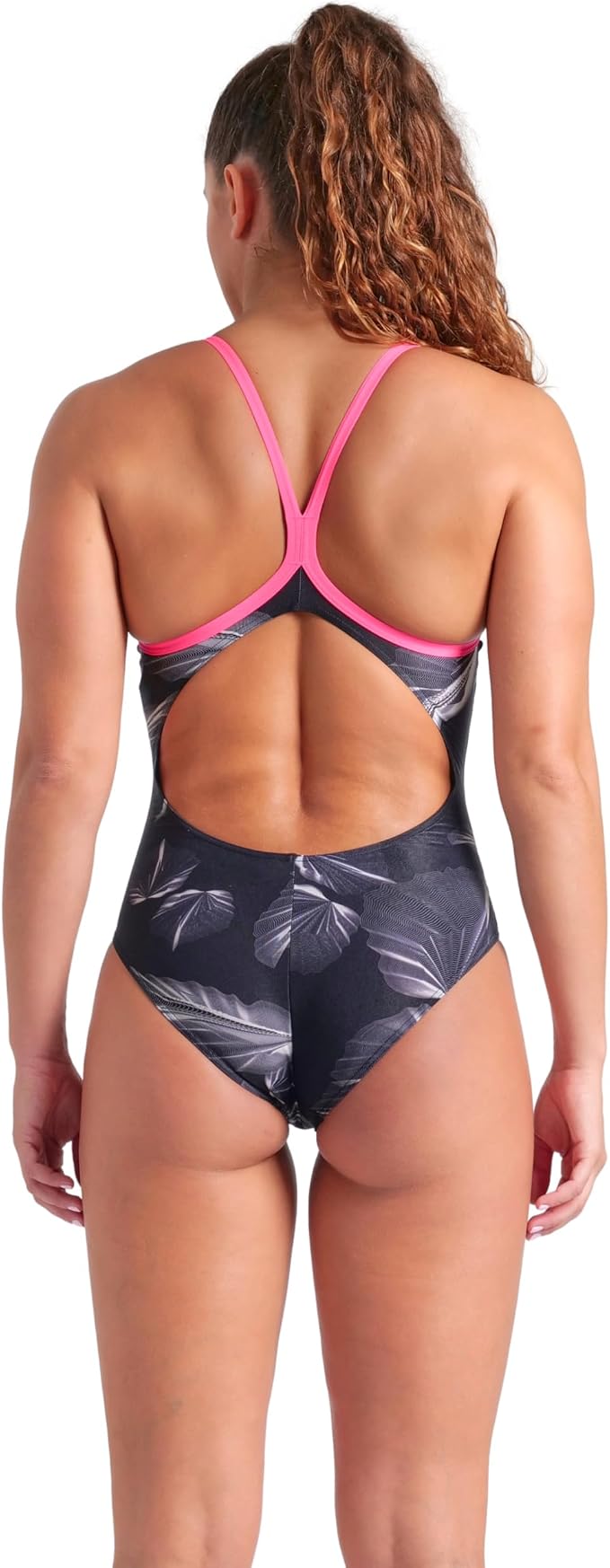Arena WOMEN'S ARENA FROZEN LEAVE SWIMSUIT LIGHTDROP BACK WOMAN