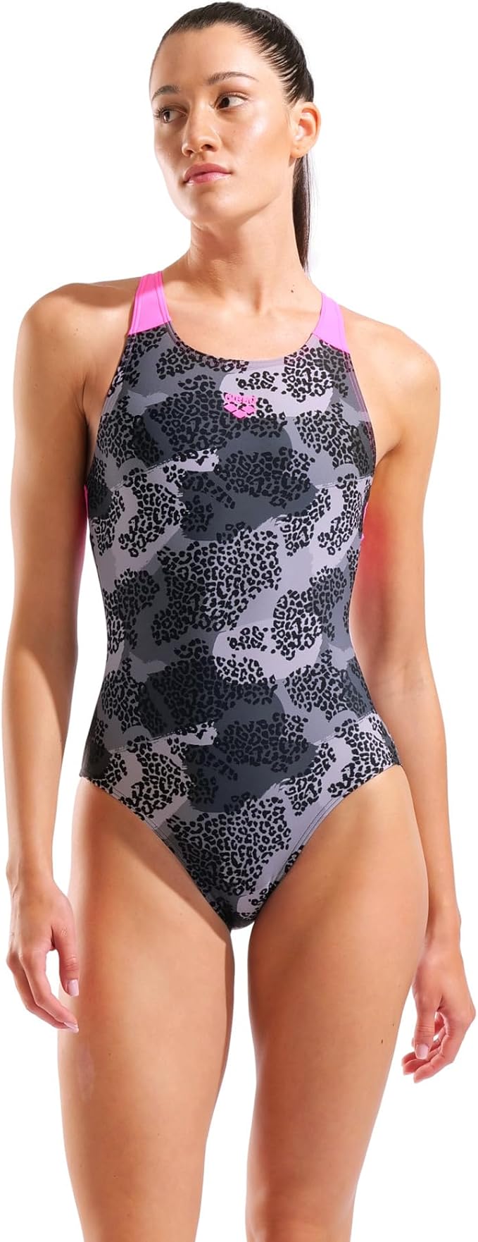 Arena ARENA CAMO SWIMSUIT V BACK L FEEL WOMAN