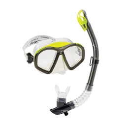SPEEDO Hydroflight MaskDry Top Snorkel Set