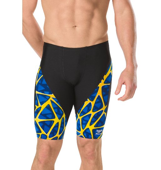 SPEEDO Endurance+ Men&#39;s Caged Out Jammer Swimsuit