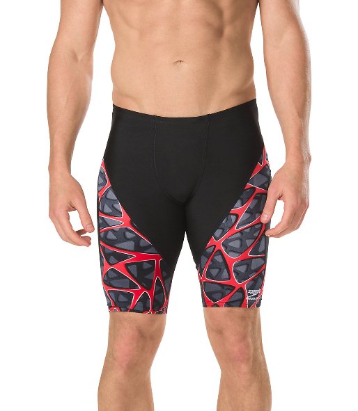 SPEEDO Endurance+ Men&#39;s Caged Out Jammer Swimsuit