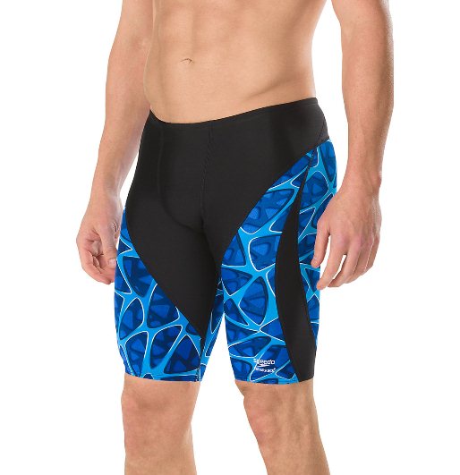SPEEDO Endurance+ Men&#39;s Caged Out Jammer Swimsuit