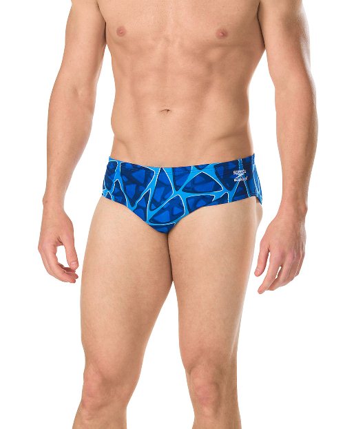 SPEEDO Endurance+ Men\'s Caged Out Brief Swimsuit
