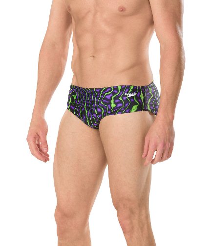 SPEEDO Endurance+ Men&#39;s Amplified Pulse Brief Swimsuit