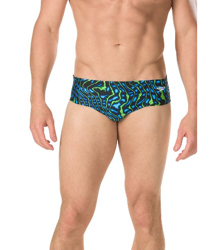 SPEEDO Endurance+ Men&#39;s Amplified Pulse Brief Swimsuit