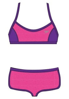 SPEEDO Heather Splice Boyshort 2Pc