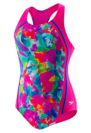 SPEEDO Girl's Tye Dye Sports Splice (7-16)
