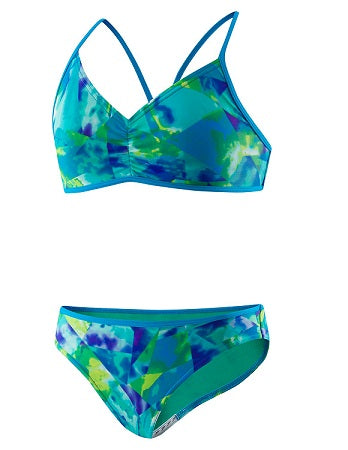 SPEEDO Tye Dye Sky Sport Splice 2-PC (7-16)