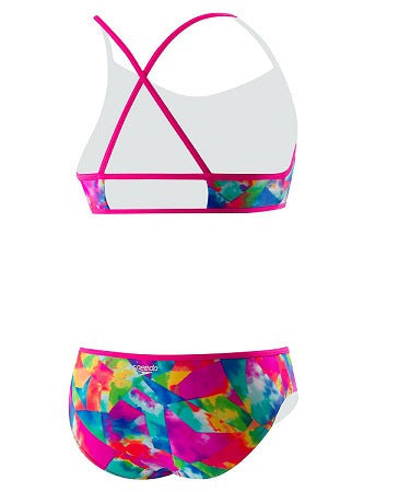 SPEEDO Tye Dye Sky Sport Splice 2-PC (7-16)