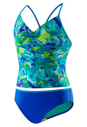 SPEEDO Girl&#39;s Tie Dye Sky Tankini 2PC (7-16)