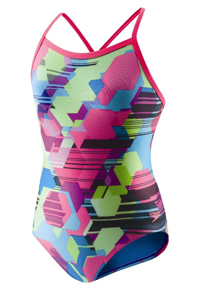 SPEEDO Women&#39;s Printed Propel Back ProLT One Piece Swimsuit