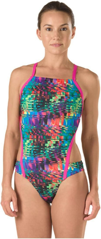 SPEEDO TURNZ Eye Spy Printed Vee 2 - Speedo Endurance Lite