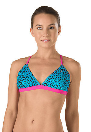 SPEEDO TURNZ Photowave Printed Tie Back Top - Speedo Endurance Lite