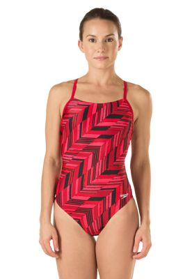 SPEEDO Endurance+ Angles Free Back One Piece Swimsuit - Adult