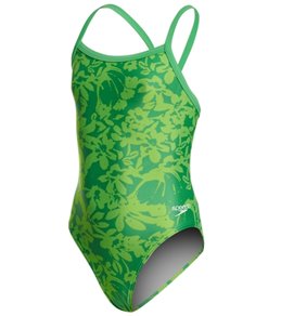 SPEEDO Pro LT Flowerista Flyback One Piece Swimsuit - Youth
