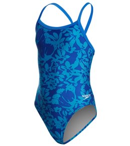 SPEEDO Pro LT Flowerista Flyback One Piece Swimsuit - Youth