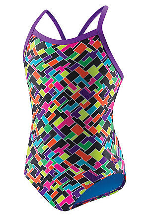 SPEEDO Flipturns Propel Back - Pro LT One Piece Swimsuit (5 Different Prints)