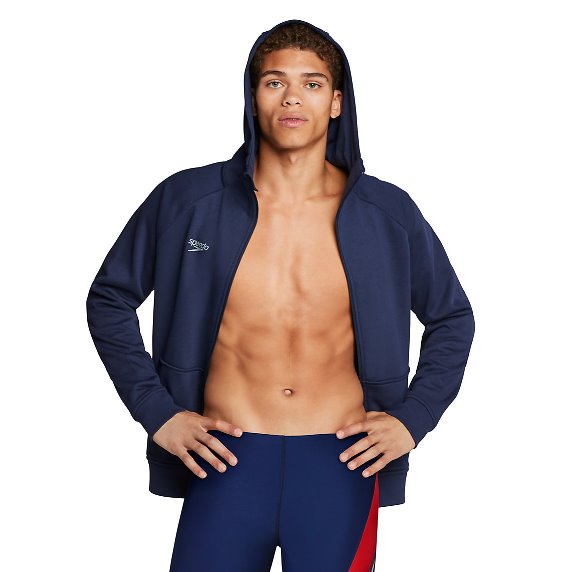 SPEEDO Adult Hooded Warm-Up Jacket - Male
