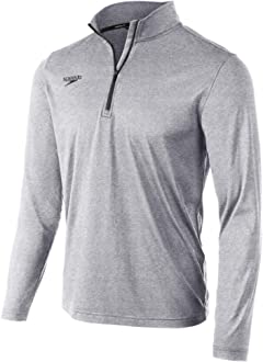 SPEEDO Men\'s Solid Quarter Zip Pullover