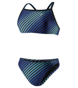 SPEEDO Rainbow Stripe V-back