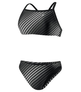 SPEEDO Rainbow Stripe V-back